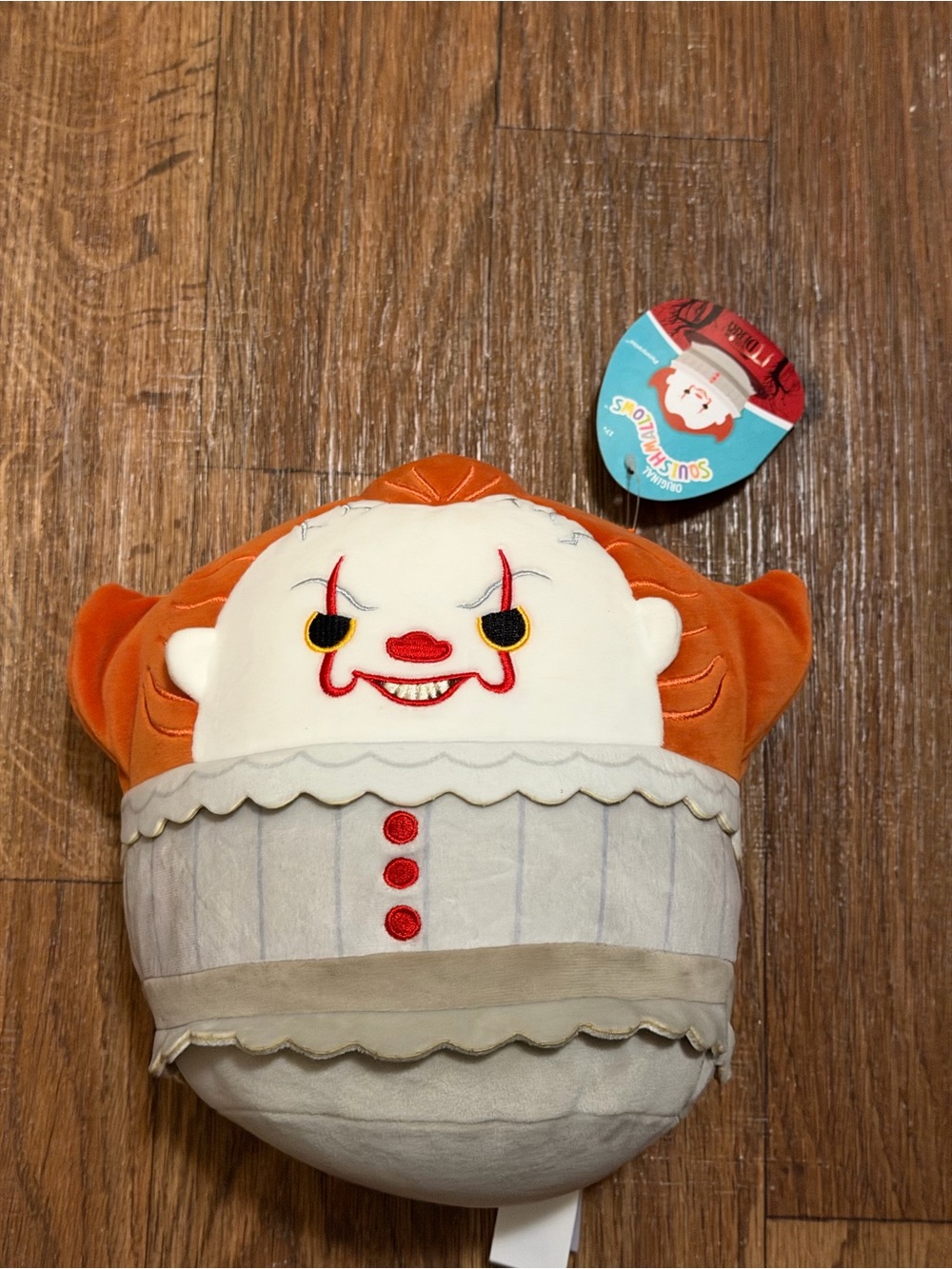 Squishmallows Derry IT Pennywise Clown 8” Plush Stuffed Squishmallow Toy